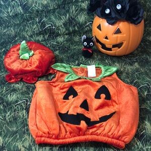 Baby Jack-O-Lantern Costume 0-6 M